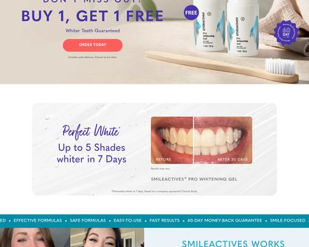 website thubmnail of Smileactives