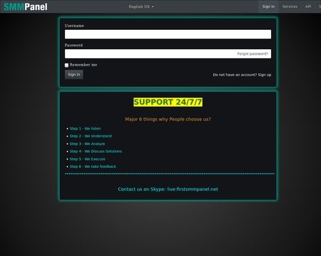 website thubmnail of SMM Panel