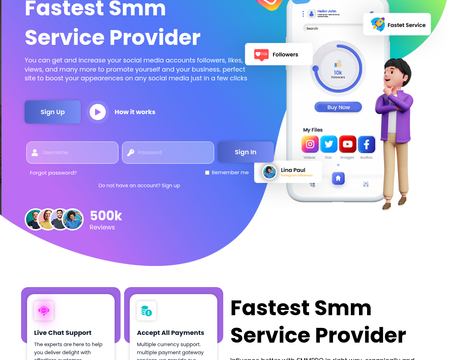 website thubmnail of Smmpro.in