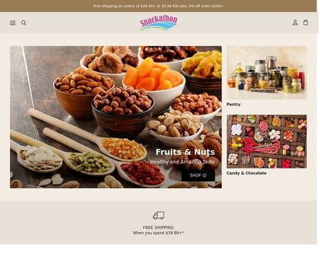 website thubmnail of Snackathon Foods