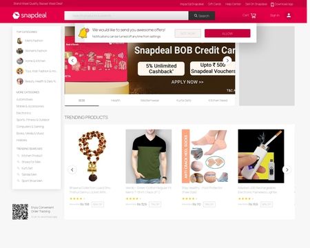 website thubmnail of Snapdeal.in