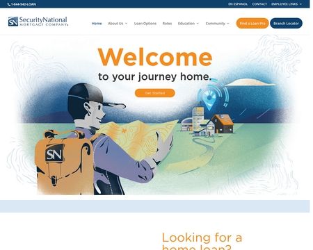 website thubmnail of SecurityNational Mortgage Co