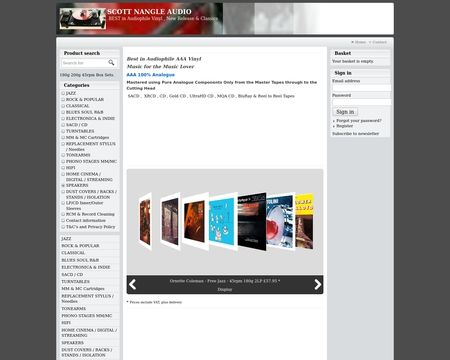 website thubmnail of SNVinyl.co.uk