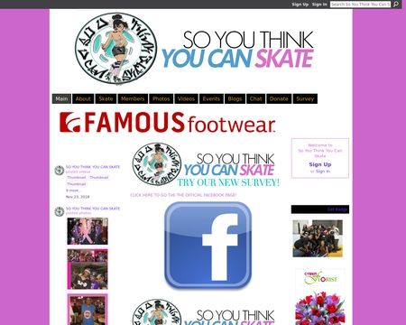 website thubmnail of So You Think You Can Skate