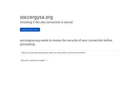 website thubmnail of Soccergysa.org