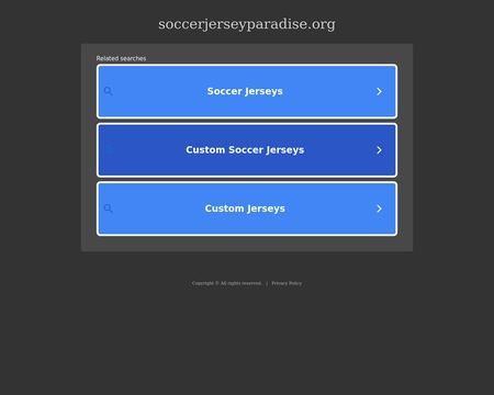 website thubmnail of Soccerjerseyparadise.org
