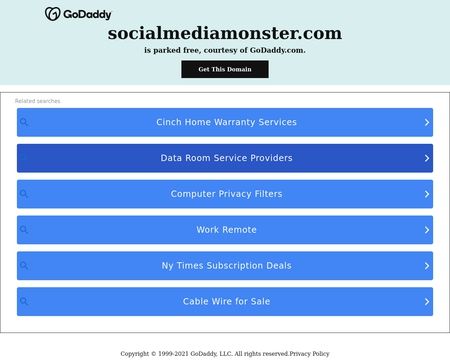 website thubmnail of Social Media Monster