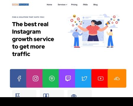 website thubmnail of Socialpackages.net