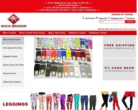 website thubmnail of Sock Broker