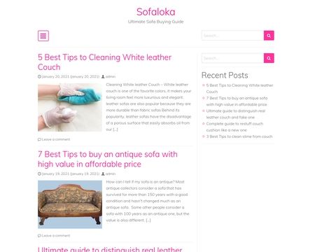 website thubmnail of Sofaloka