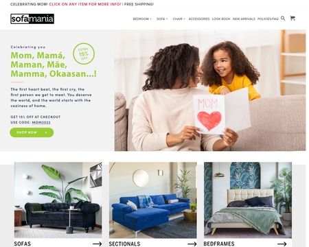 website thubmnail of Sofamania