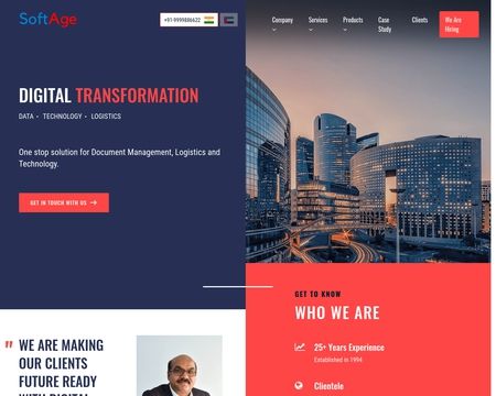 website thubmnail of Softage.net