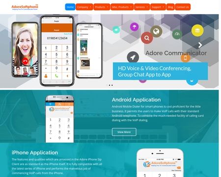 website thubmnail of Adore Softphone