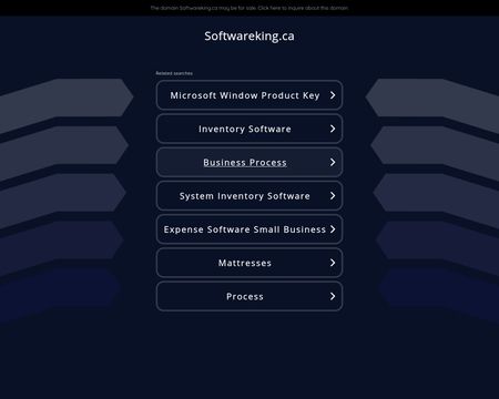 website thubmnail of Softwareking.ca