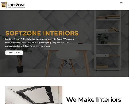 website thubmnail of Softzoneinteriors