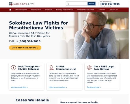 website thubmnail of Sokolovelaw