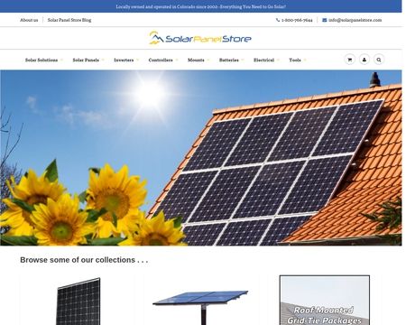website thubmnail of Solar Panel Store