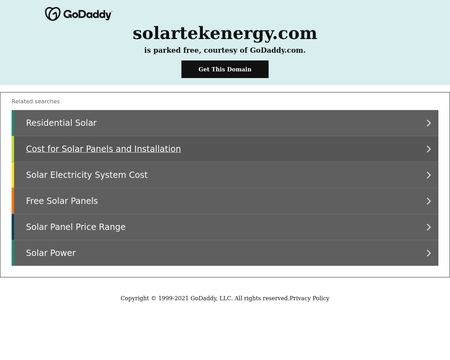 website thubmnail of Solartekenergy