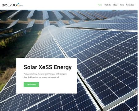 website thubmnail of Solarxess