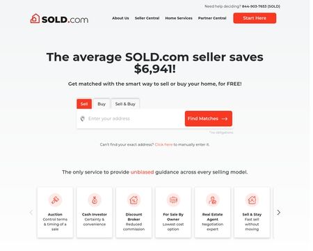 website thubmnail of Sold.com