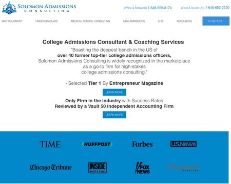 website thubmnail of Solomonadmissions