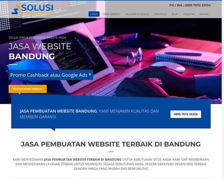 website thubmnail of Solusi Website Bandung
