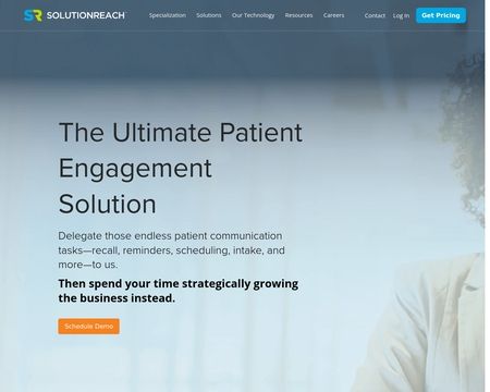 website thubmnail of Solutionreach