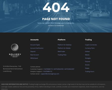 website thubmnail of Solvery IG