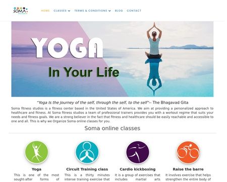 website thubmnail of Soma Fitness Studios