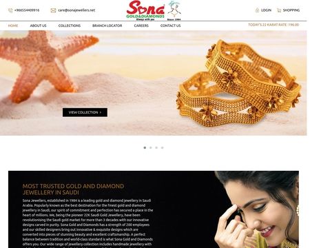 website thubmnail of Sona Jewellers