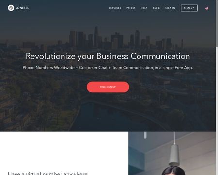 website thubmnail of Sonetel