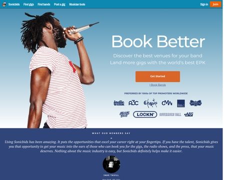 website thubmnail of Sonicbids