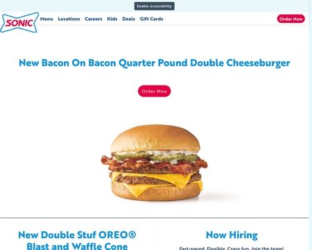 website thubmnail of Sonic Drive-In