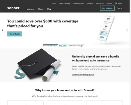 website thubmnail of Sonnet.ca