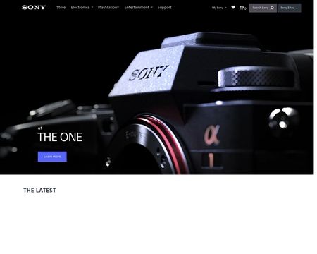 website thubmnail of Sony.co.nz