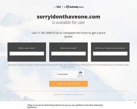 website thubmnail of Sorryidonthaveone