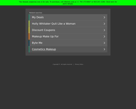website thubmnail of Sospecial