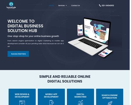 website thubmnail of Sourcecode.world