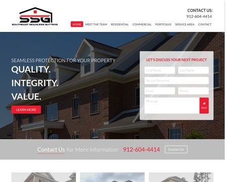 website thubmnail of Southeastgutters