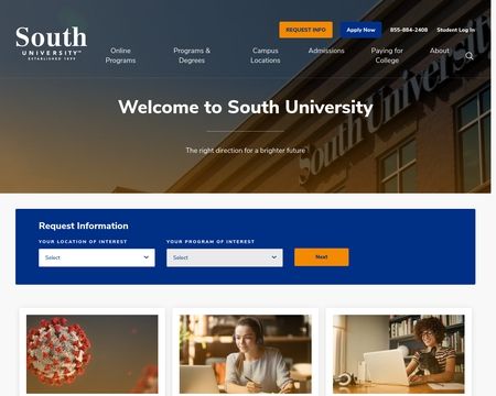 website thubmnail of South University