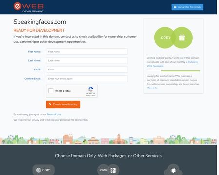 website thubmnail of Speakingfaces