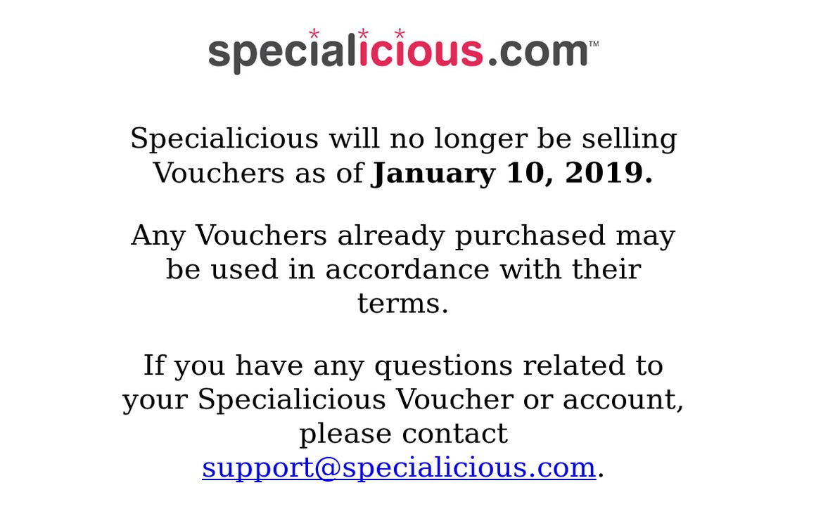 website thubmnail of Specialicious.com