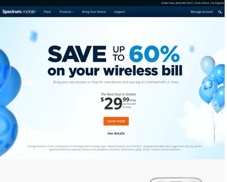 website thubmnail of Spectrummobile