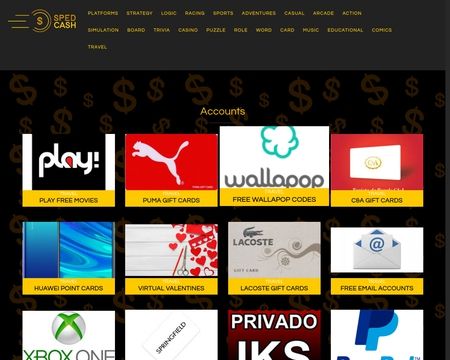 website thubmnail of Spedcash