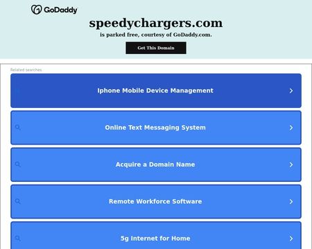 website thubmnail of SpeedyChargers