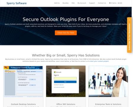 website thubmnail of Sperry Software
