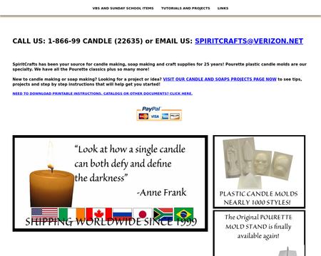 website thubmnail of SpiritCrafts.net