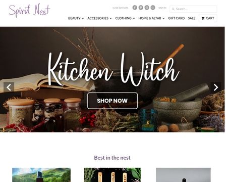website thubmnail of Spirit Nest