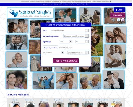 website thubmnail of Spiritual Singles