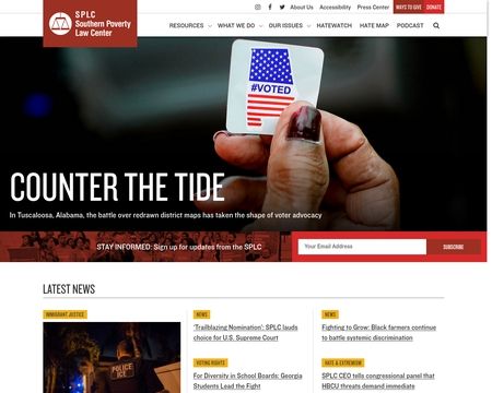 website thubmnail of Southern Poverty Law Center